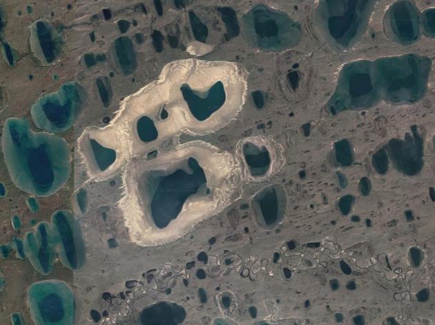 A Curious Land Formation in the Western Arctic