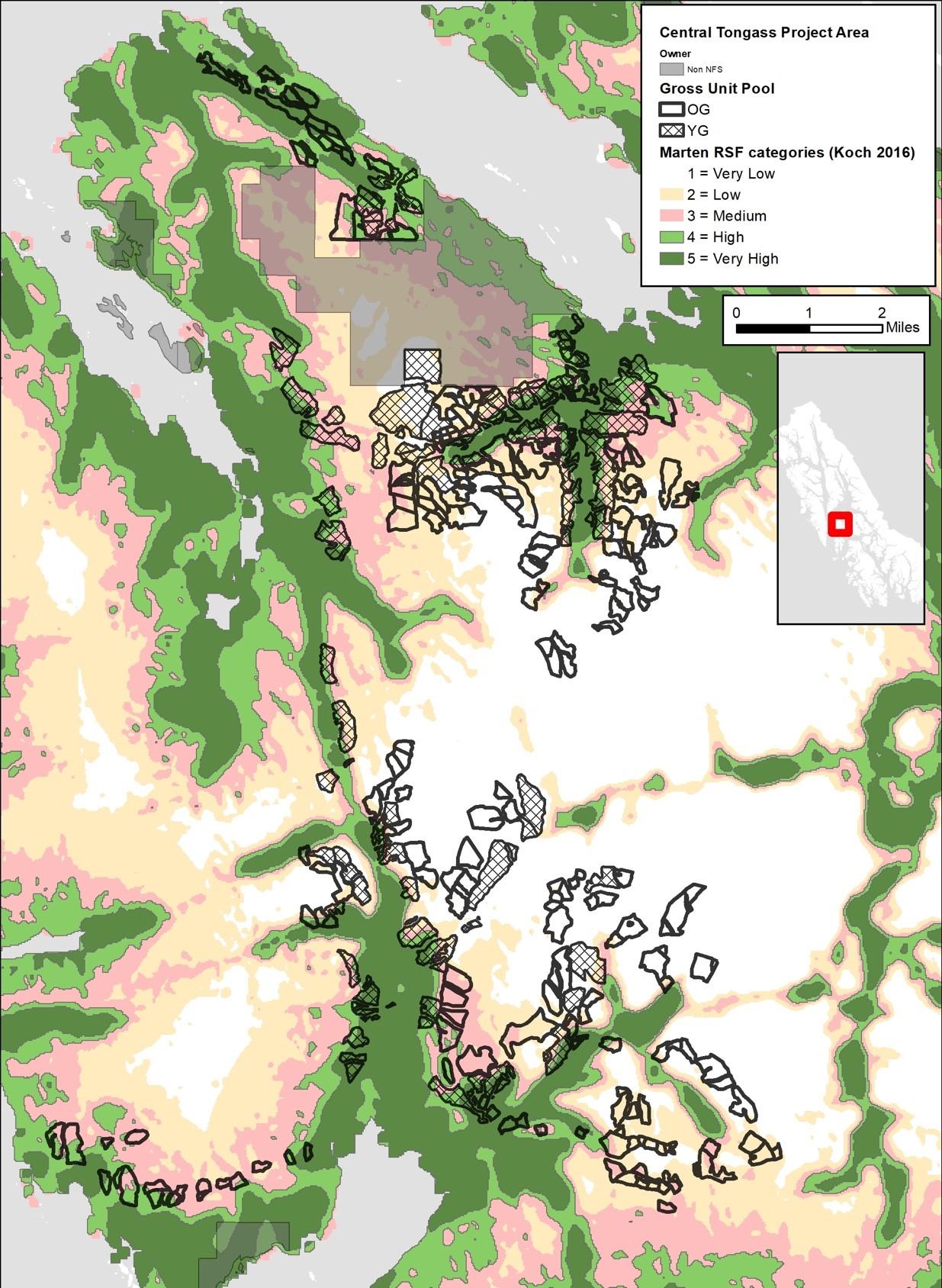 Central Tongass Project Area - Marten 