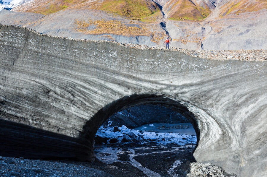 Chistochina Glacier on the border of the East Alaska RMP and Eastern Interior RMP planning regions