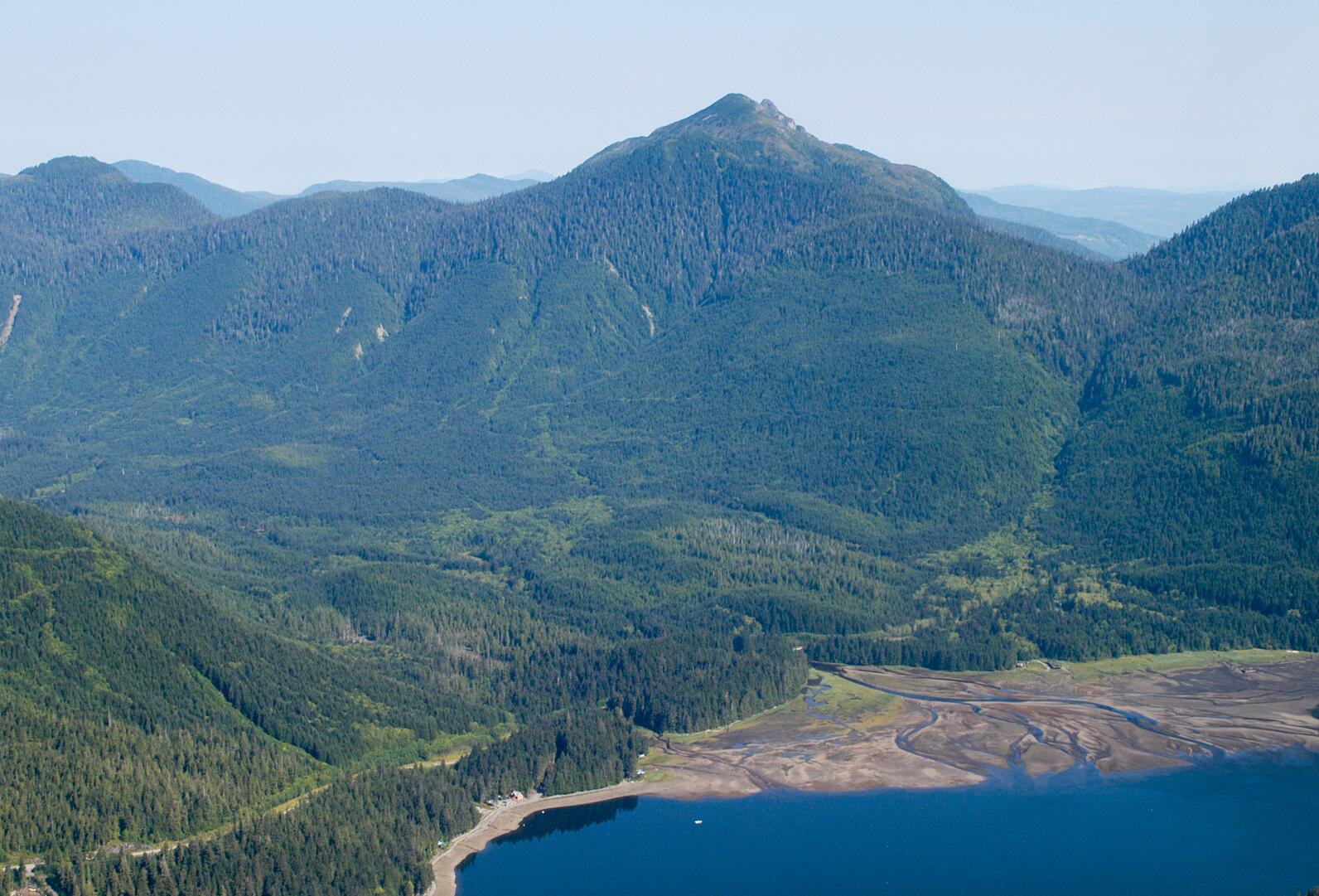 Maybeso Creek Delta on POW Island Maybeso Creek Delta on POW Island