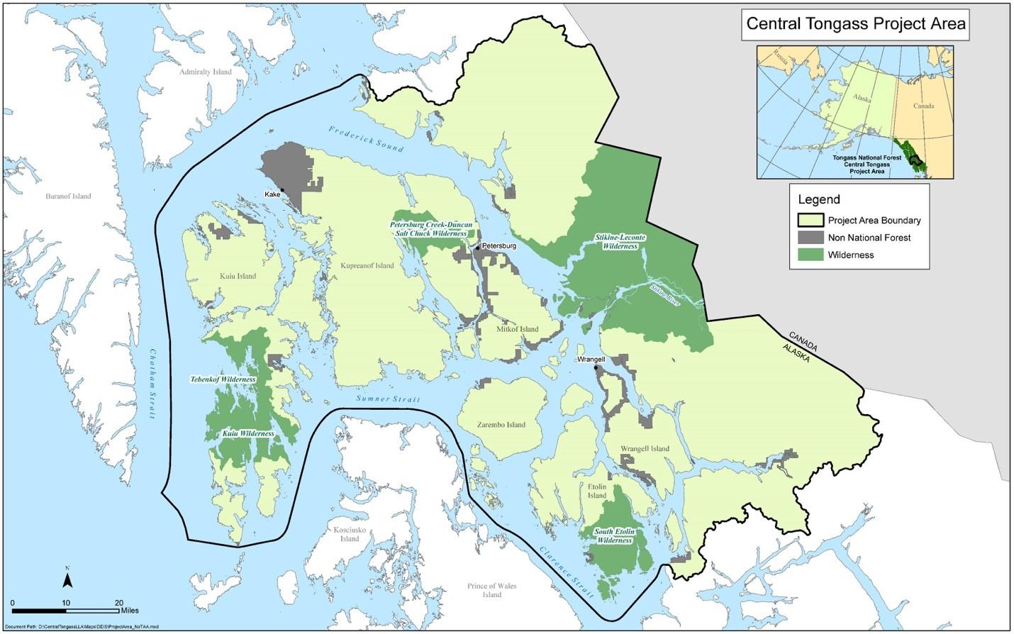 Central Tongass Project Area Central Tongass Project Area