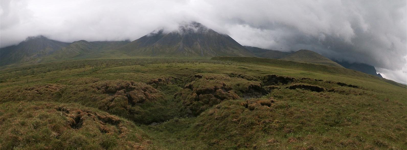 Thermokarst in Arctic National Wildlife Refuge.