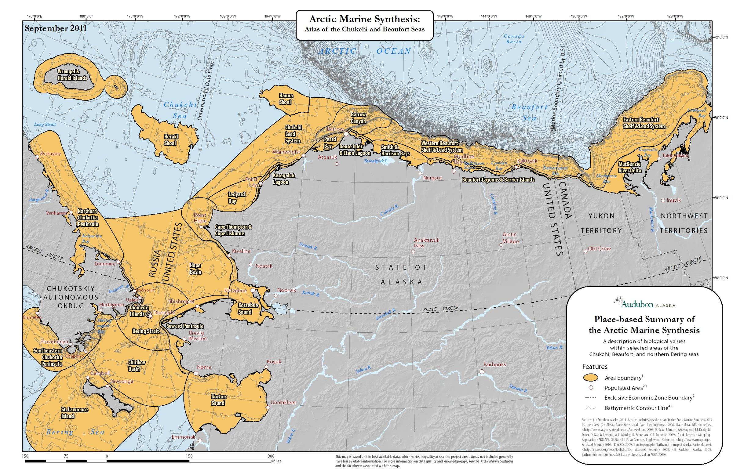 Arctic Marine Atlas Place-based Summary